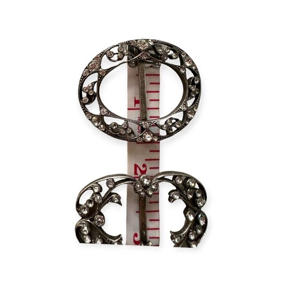 Assorted collection of antique buckles. 4 pieces - Picture 7 of 9